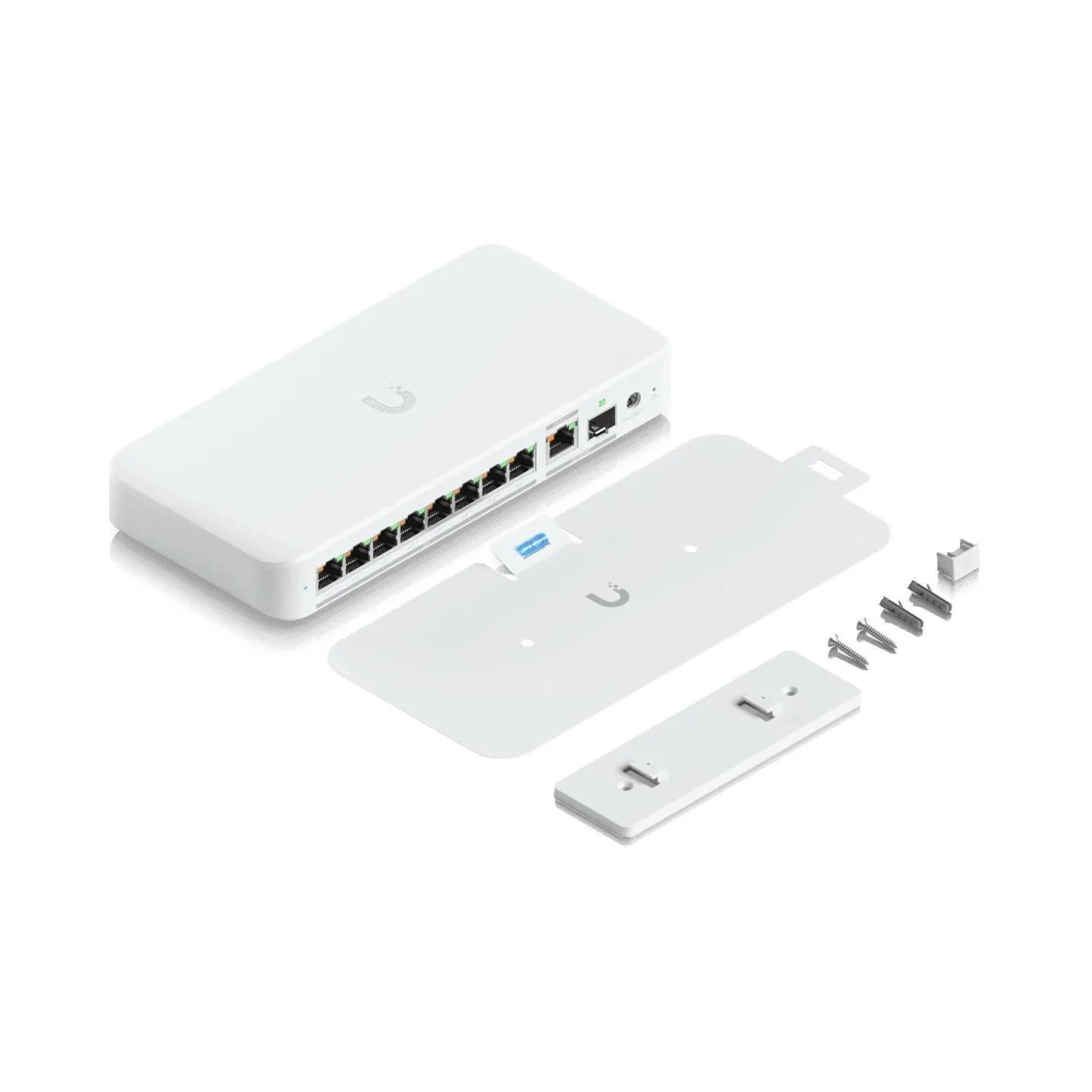 Ubiquiti Flexible, 8-port 2.5 GbE PoE++ switch with a 10 GbE RJ45/SFP+ combination uplink port | USW-Flex-2.5G-8-PoE | Managed |