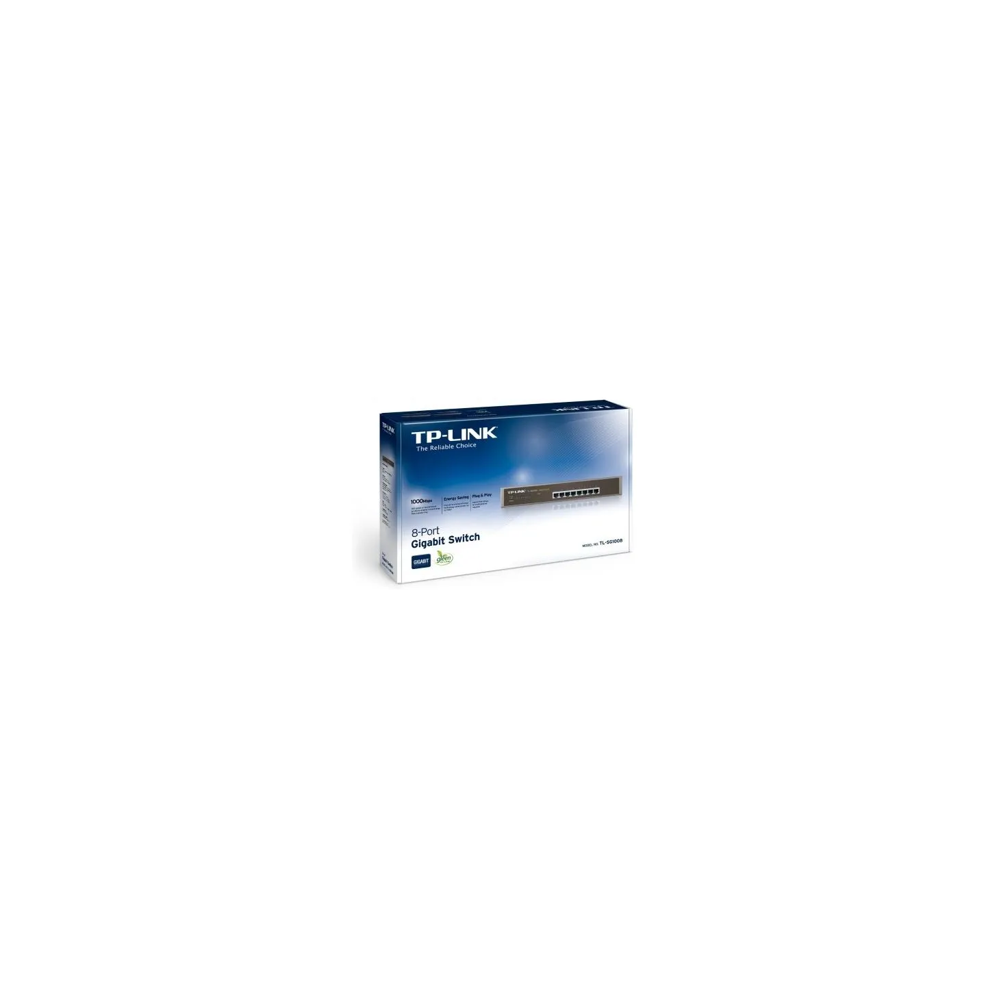Tp-Link | 8-Port Gigabit Switch | TL-SG1008 | Unmanaged | Desktop/Rackmountable