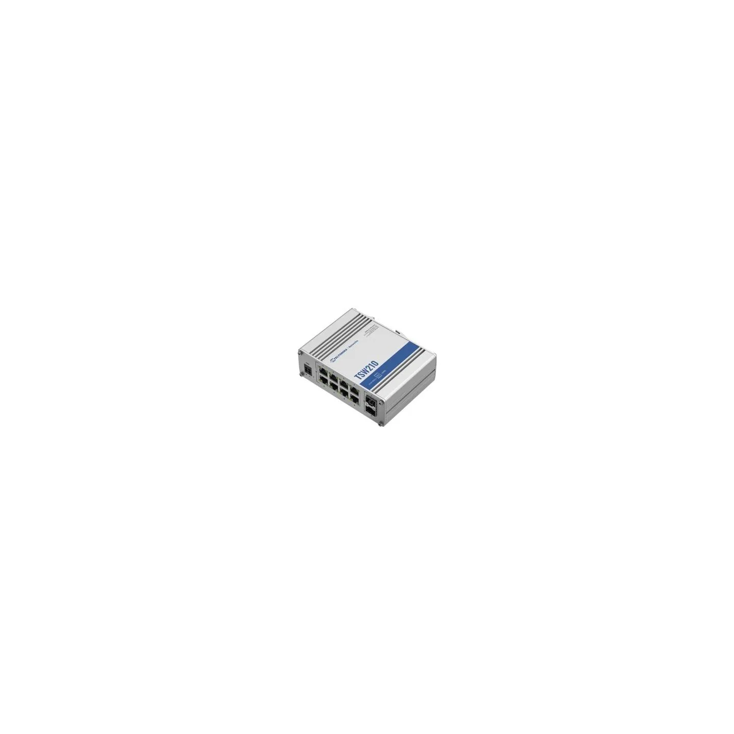 Teltonika TSW210 Switch 2xSFP 8xGbE DIN RAIL Back Panel