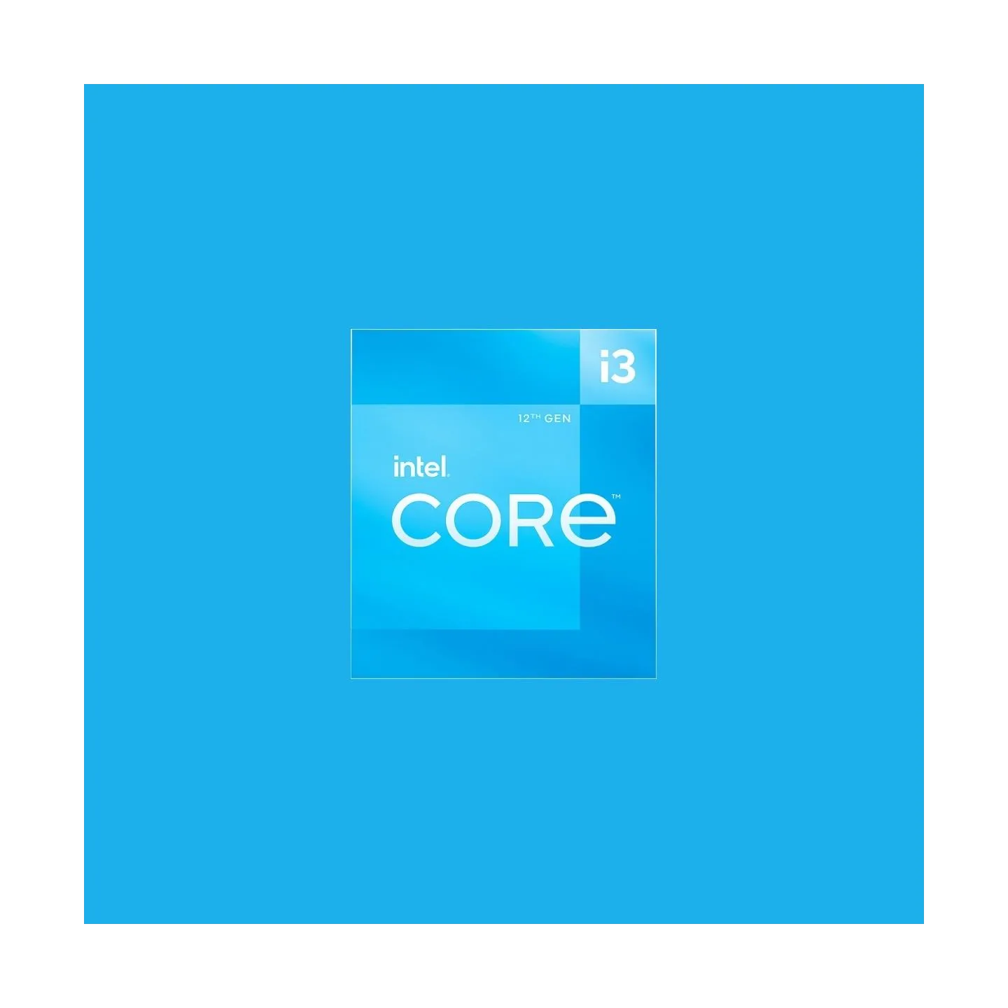 Intel Processor Core i3-12100 F BOX 3,3GHz, LGA1700