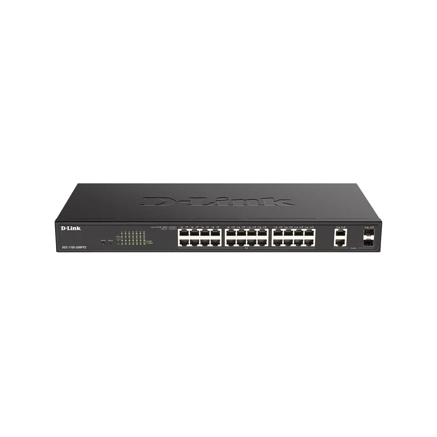 D-Link Switch Smart DGS-1100-26MPV2 24GbE PoE+
