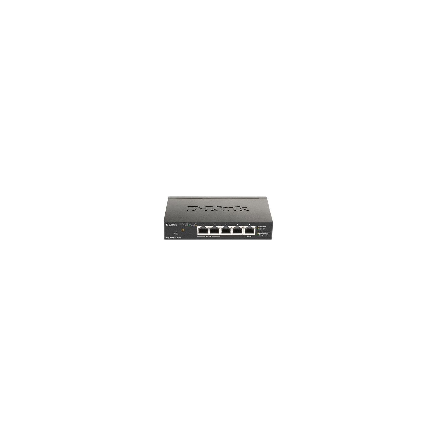 D-Link Switch Smart DGS-1100-05PDV2 5xGE (2xPoE)