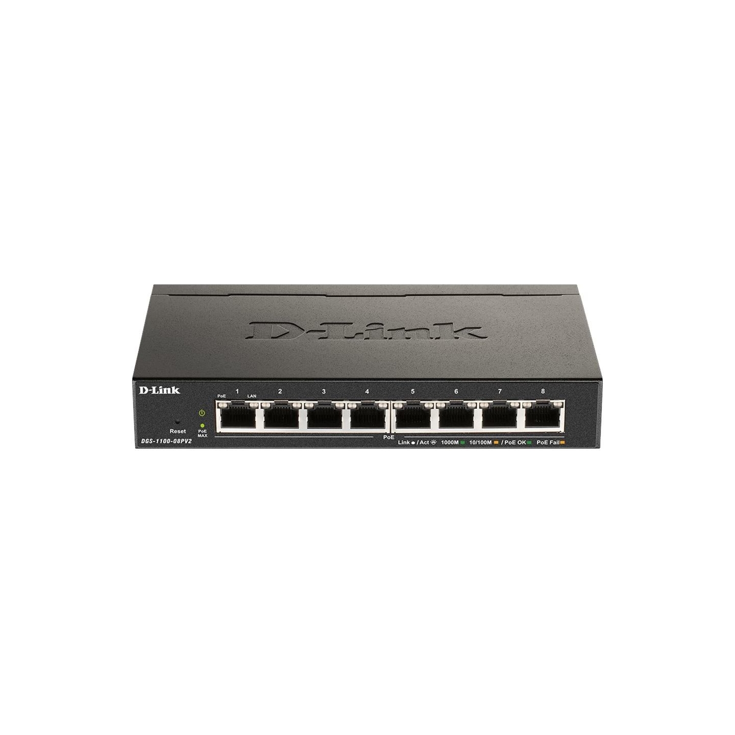 D-Link Switch Smart DGS-1100-08PV2 8xGE PoE