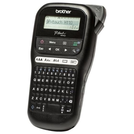 Brother PT-H110 LABEL THERMO PRINTER PORTABLE (BLACK)