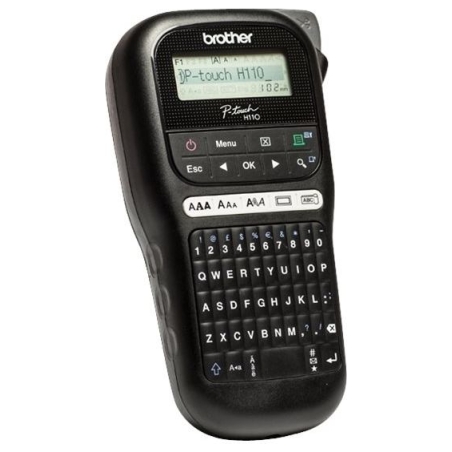 Brother PT-H110 LABEL THERMO PRINTER PORTABLE (BLACK)
