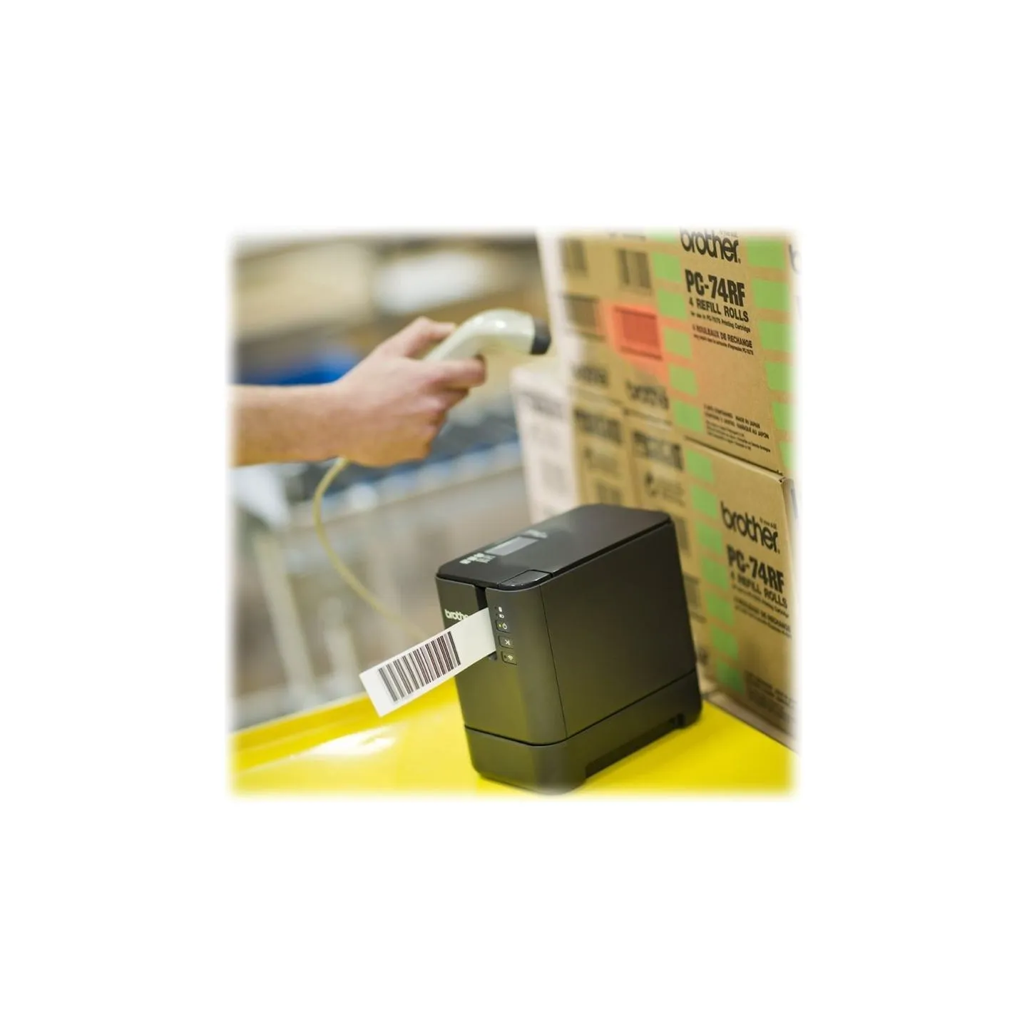 Brother PTP950NW | Mono | Thermal transfer | PC Professional label printer | Wi-Fi | Black