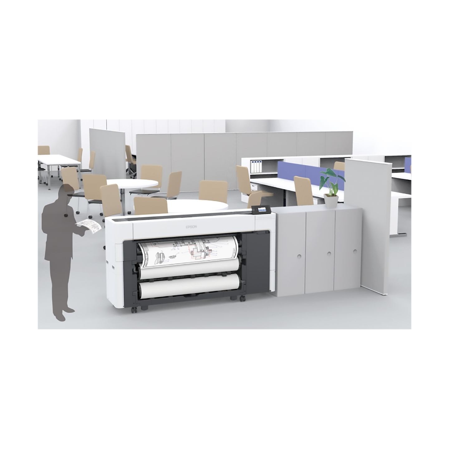 Epson SureColor SC-T5700D | Colour | Inkjet | Printer | Wi-Fi | White/Black