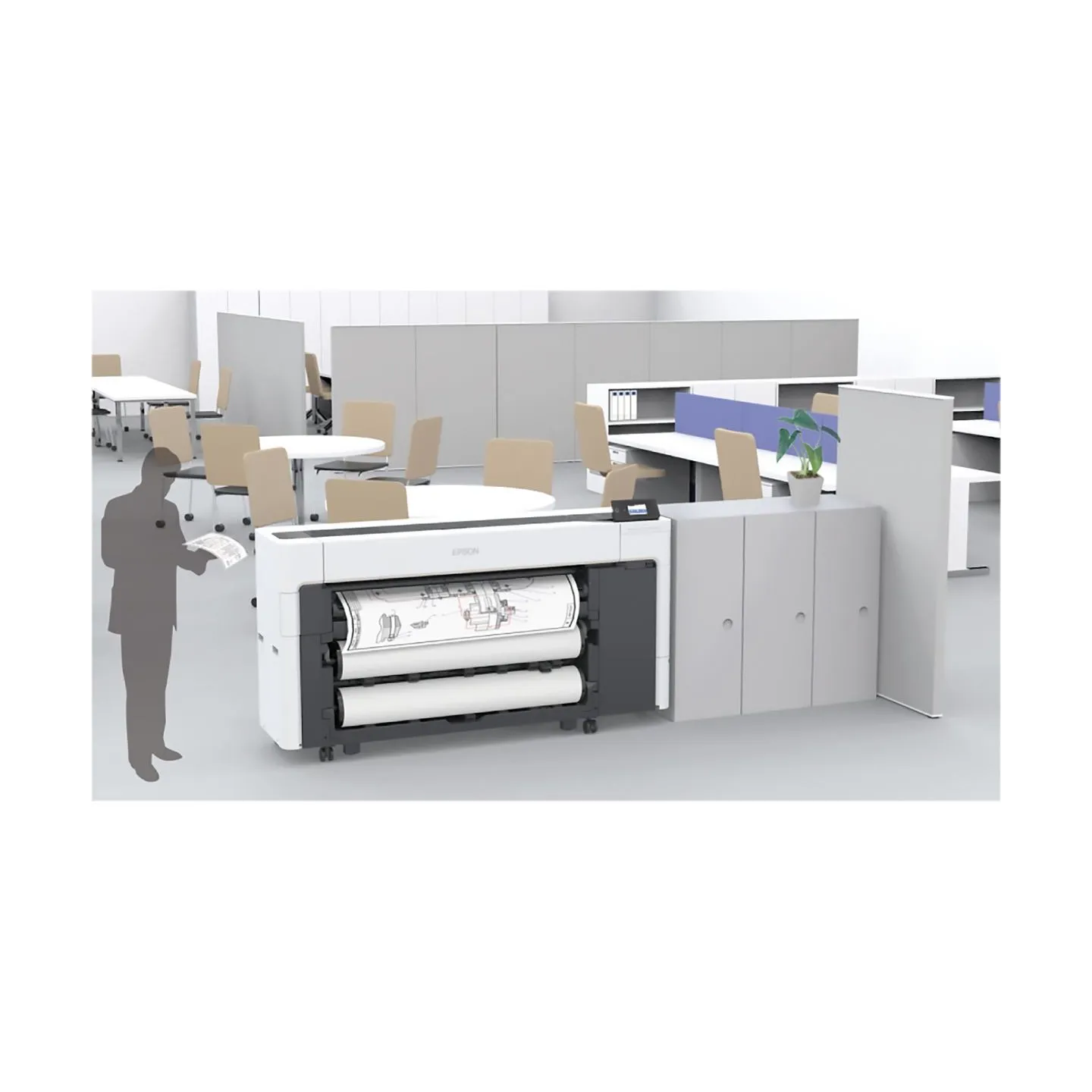 Epson SureColor SC-T5700D | Colour | Inkjet | Printer | Wi-Fi | White/Black