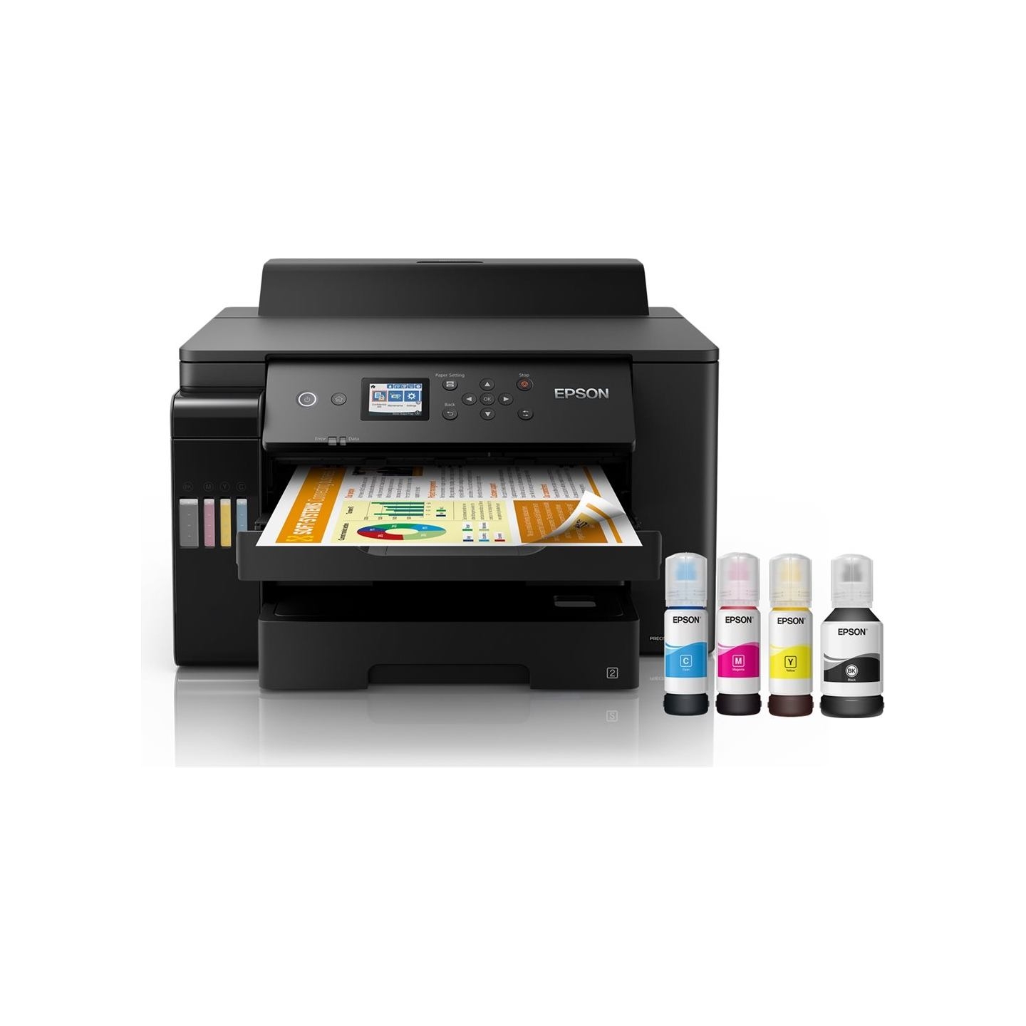 Epson EcoTank L11160 | Colour | Inkjet | Inkjet Photo Printers | Wi-Fi | Maximum ISO A-series paper size A3+ | Black