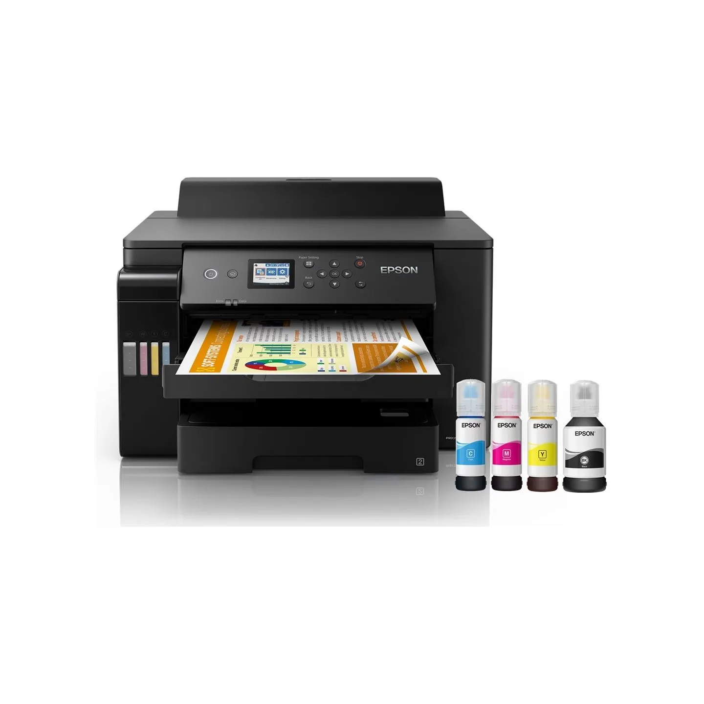 Epson EcoTank L11160 | Colour | Inkjet | Inkjet Photo Printers | Wi-Fi | Maximum ISO A-series paper size A3+ | Black