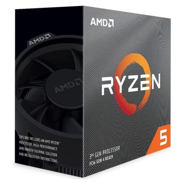AMD CPU Desktop Ryzen 5 6C/12T 5600 (3.6/4.2GHz Boost,36MB,65W,AM4) Box
