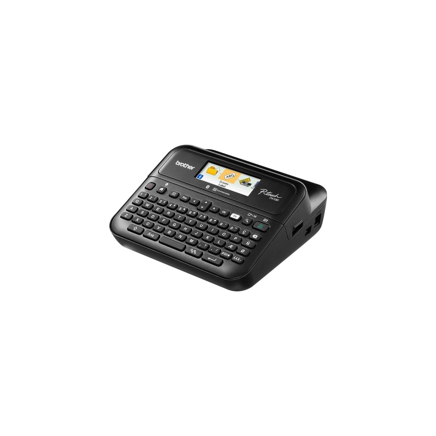 Brother PT-D610BTVP DESKTOP LABEL THERMO PRINTER, BT, 30MM/SEC + CASE + SAMPLE TAPE, COLOR DISPLAY