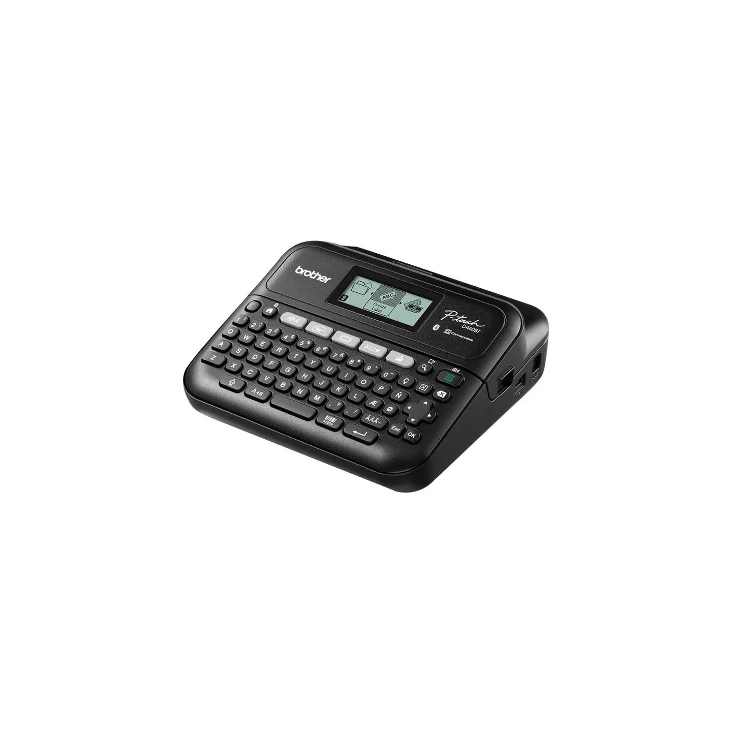 Brother PT-D460BTVP DESKTOP LABEL THERMO PRINTER, BT, 30MM/SEC + CASE + SAMPLE TAPE, MONO DISPLAY