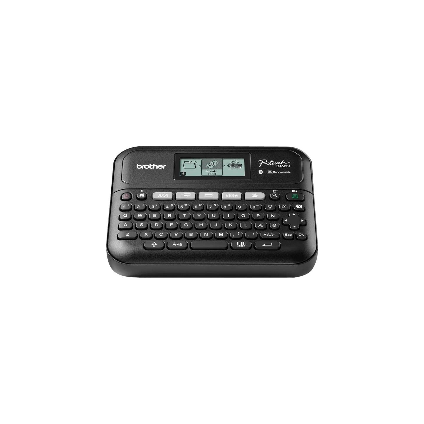 Brother PT-D460BTVP DESKTOP LABEL THERMO PRINTER, BT, 30MM/SEC + CASE + SAMPLE TAPE, MONO DISPLAY