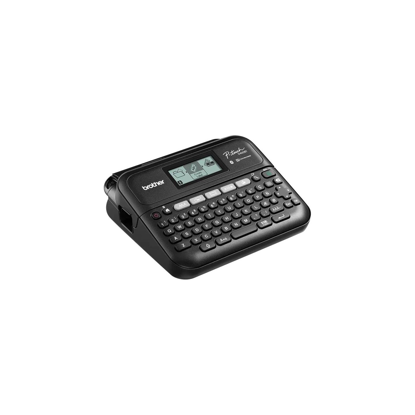 Brother PT-D460BTVP DESKTOP LABEL THERMO PRINTER, BT, 30MM/SEC + CASE + SAMPLE TAPE, MONO DISPLAY