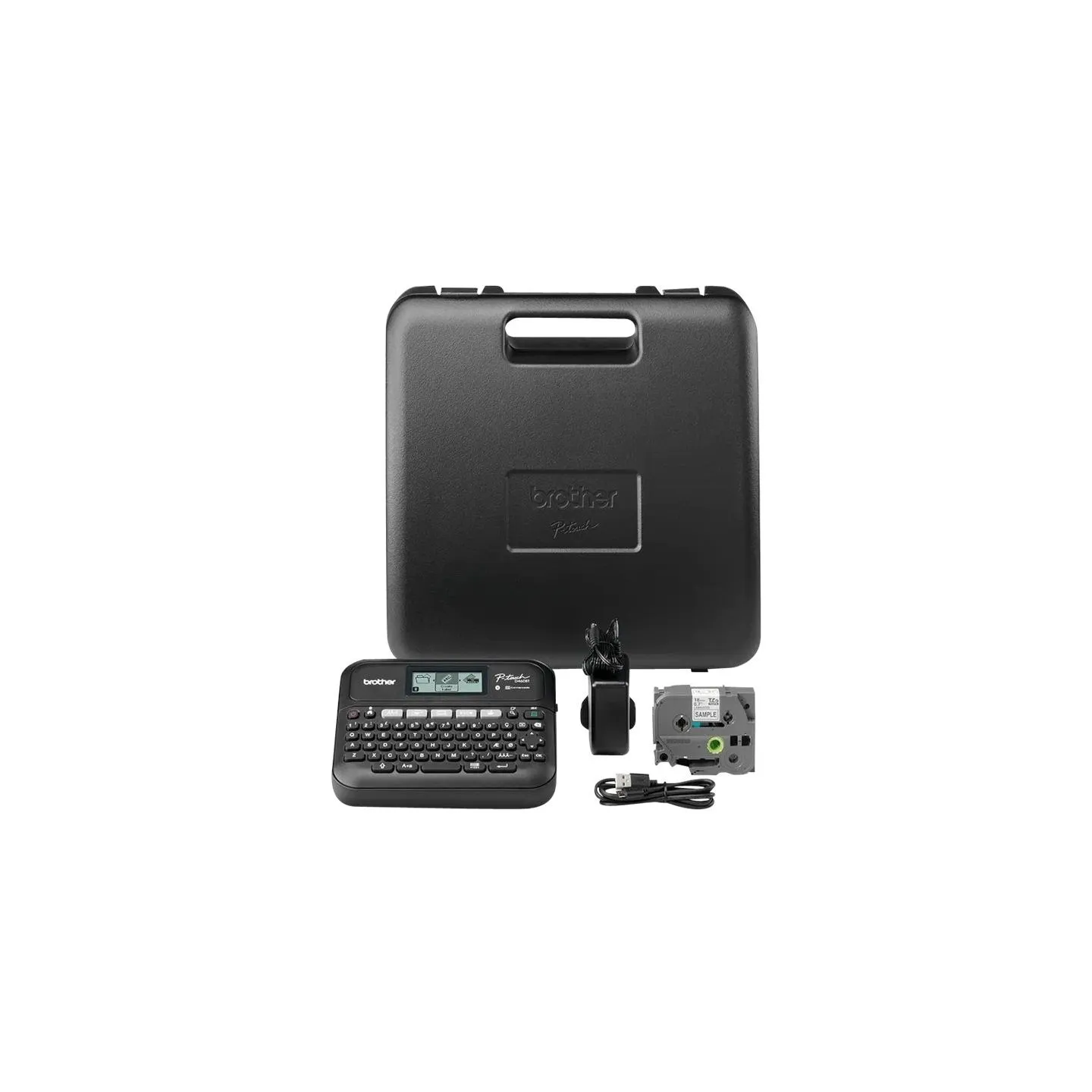 Brother PT-D460BTVP DESKTOP LABEL THERMO PRINTER, BT, 30MM/SEC + CASE + SAMPLE TAPE, MONO DISPLAY