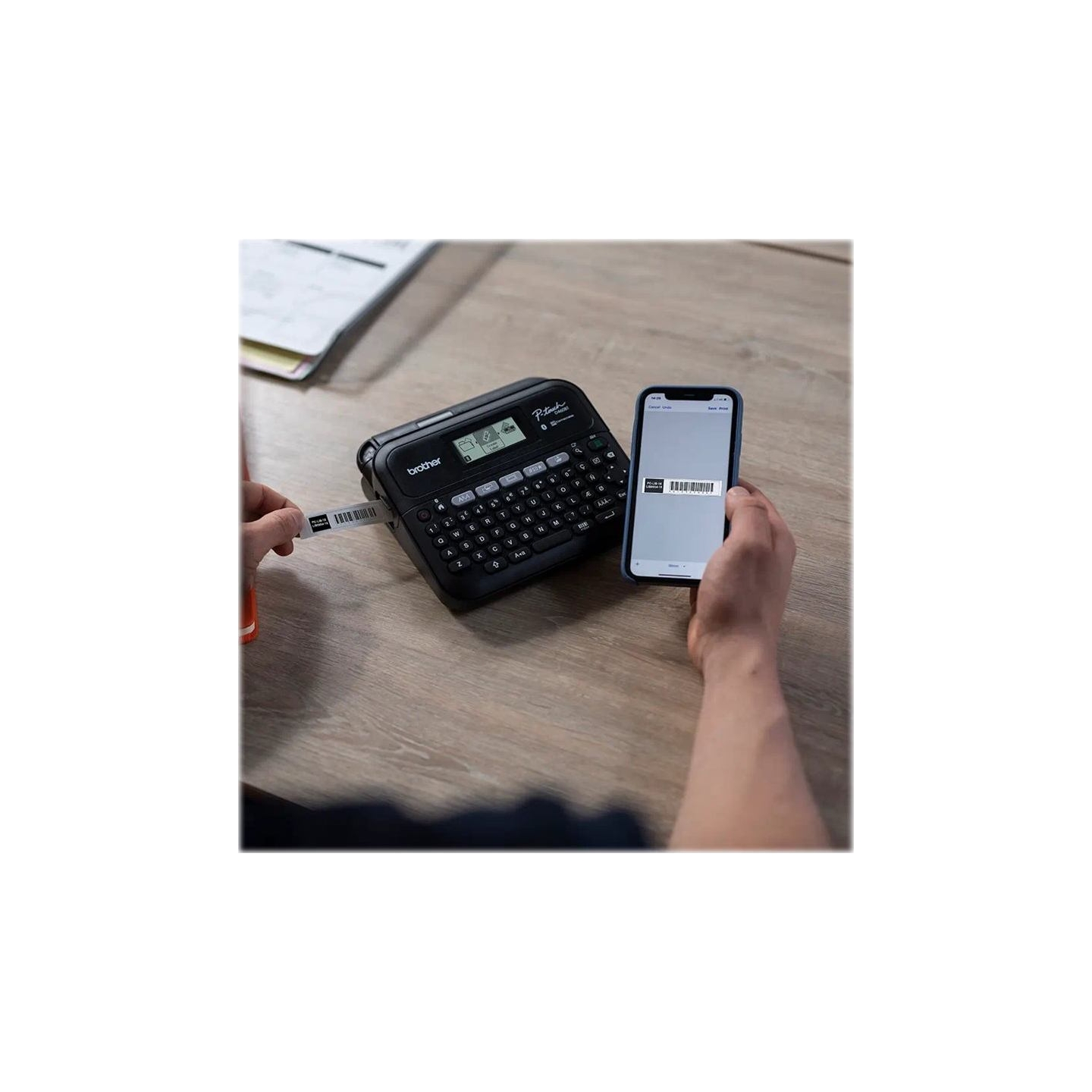 Brother PT-D460BTVP | Mono | Thermal | Label Printer | Black