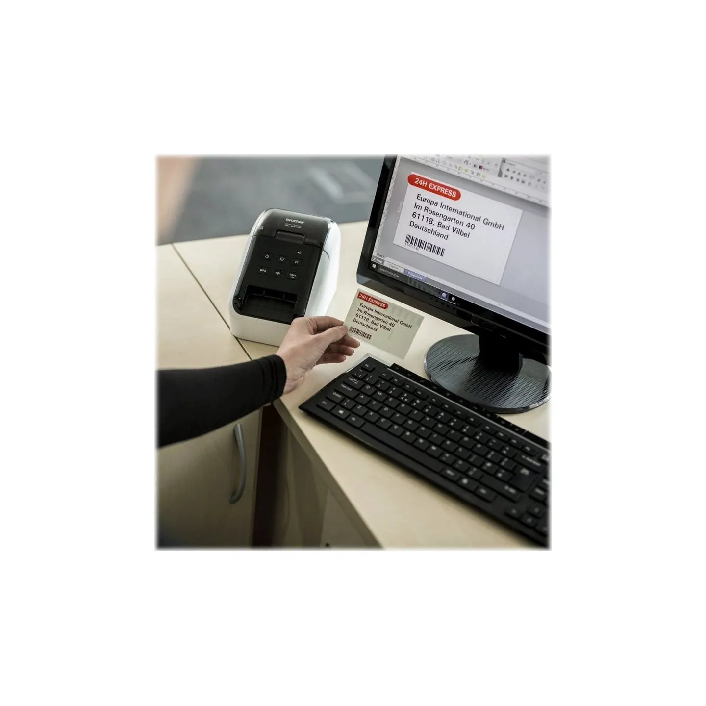Brother QL-810WC DESKTOP LABEL THERMO PRINTER, WIFI, 6.2CM