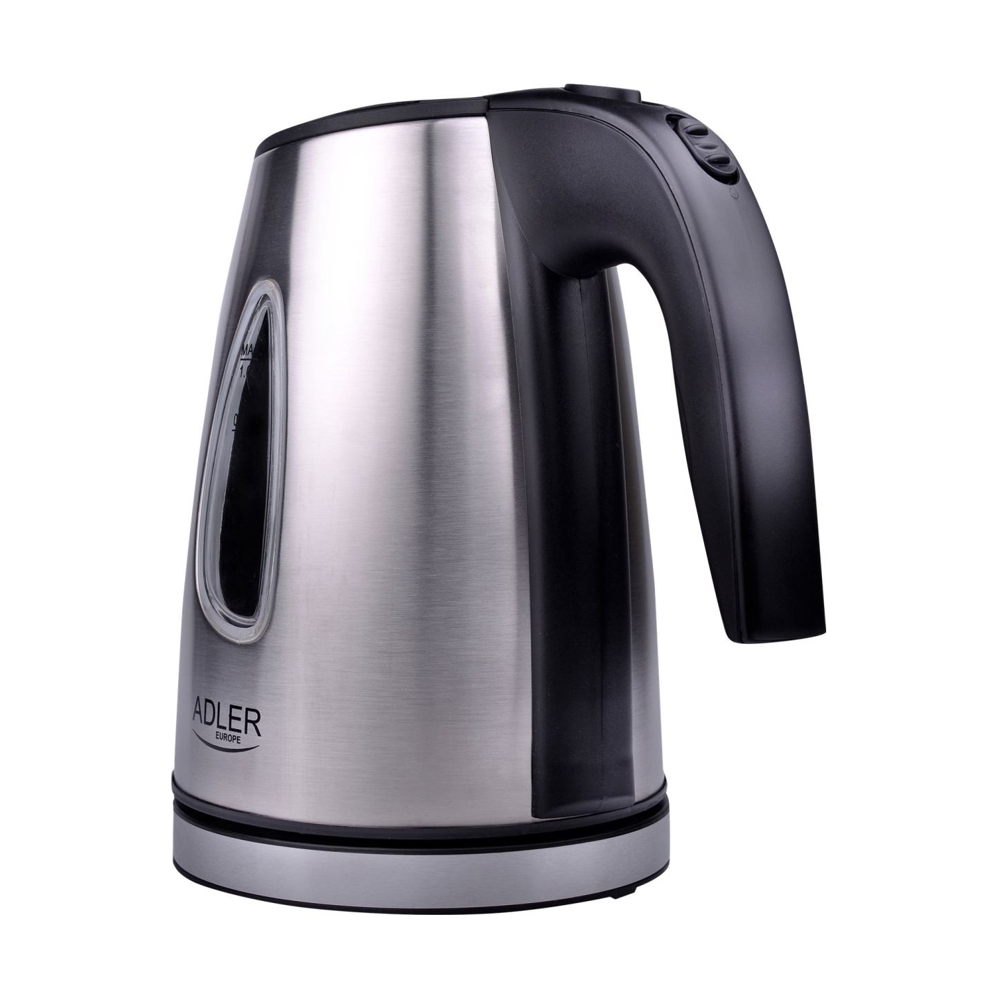 Adler | Kettle | AD 1203 | Standard | 1630 W | 1 L | Stainless steel | 360° rotational base