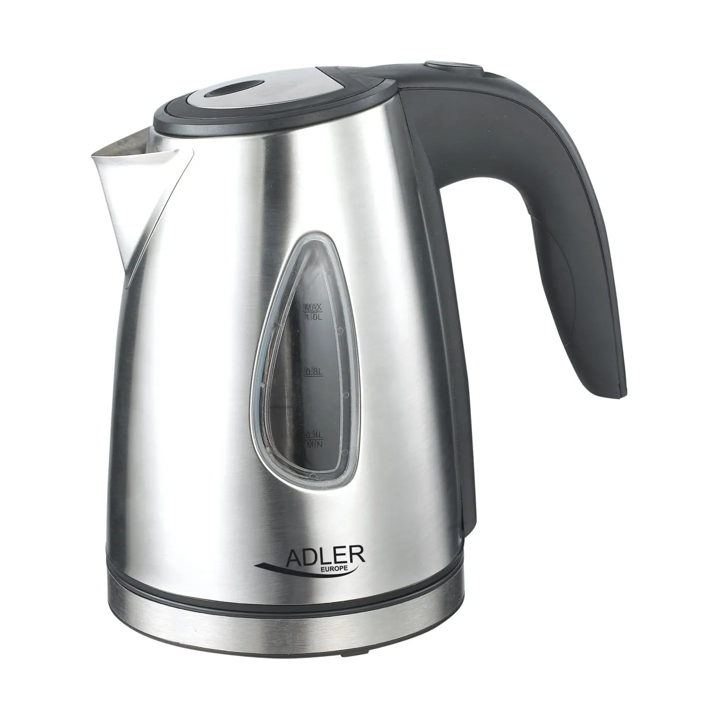 Adler | Kettle | AD 1203 | Standard | 1630 W | 1 L | Stainless steel | 360° rotational base