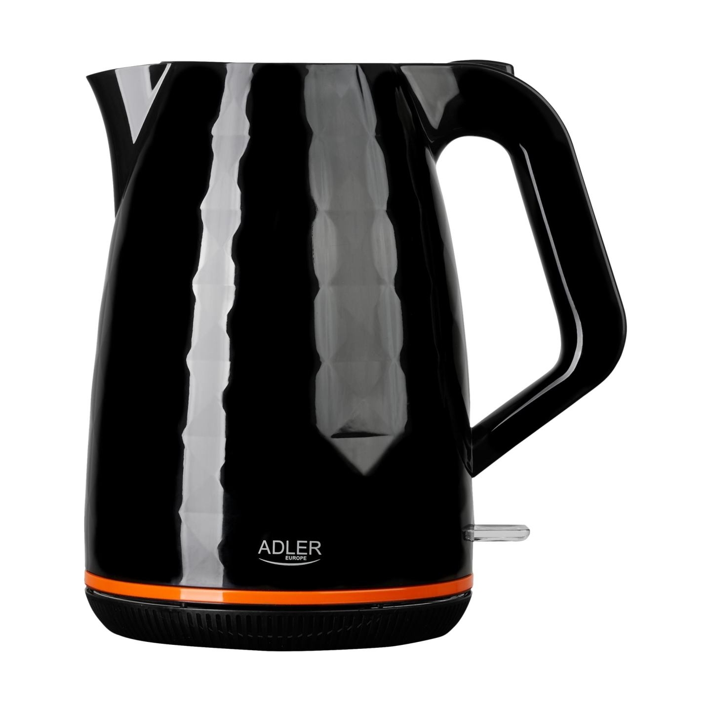 Adler | Kettle | AD 1277 | Standard | 2200 W | 1.7 L | Plastic | 360° rotational base | Black