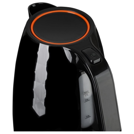 Adler | Kettle | AD 1277 | Standard | 2200 W | 1.7 L | Plastic | 360° rotational base | Black