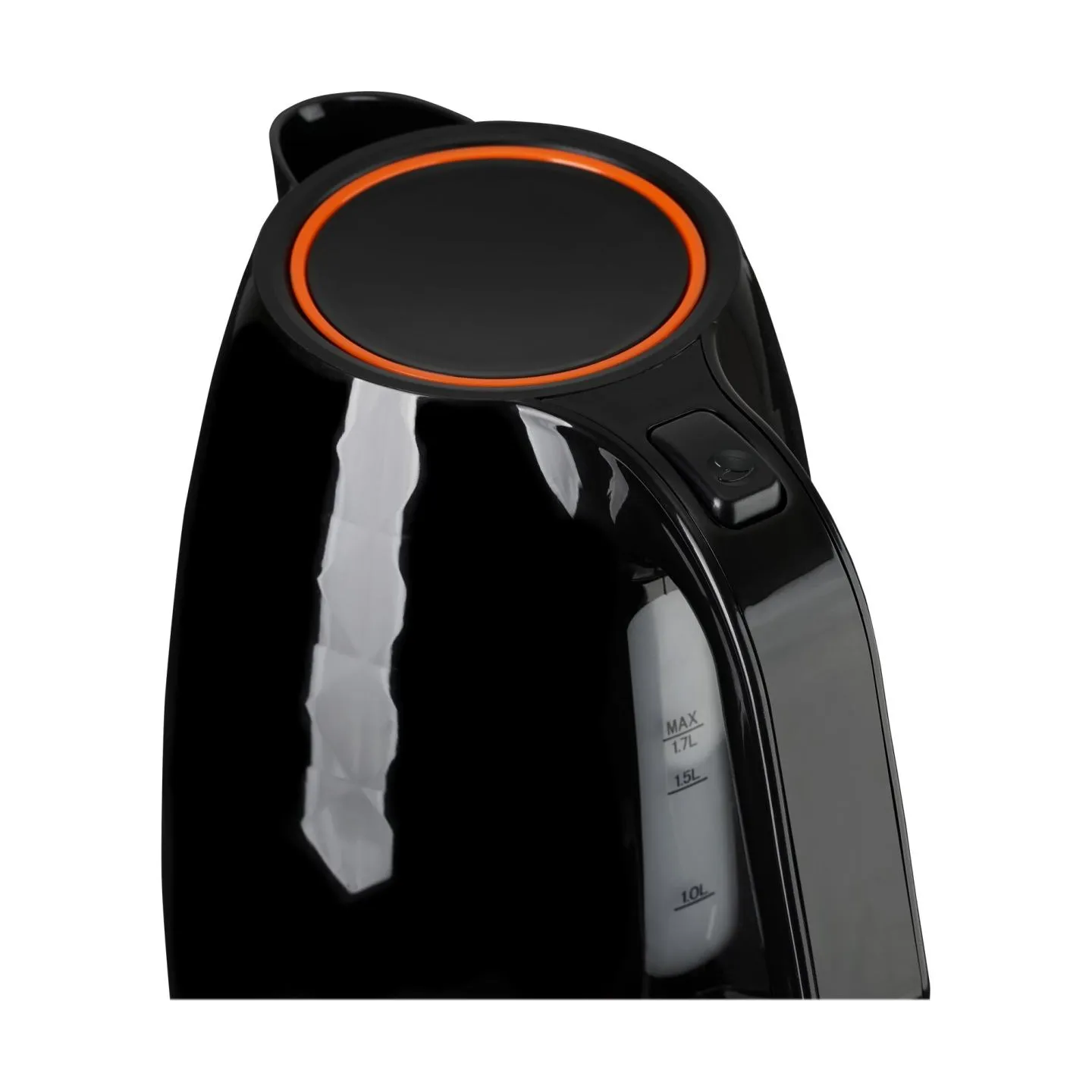 Adler | Kettle | AD 1277 | Standard | 2200 W | 1.7 L | Plastic | 360° rotational base | Black