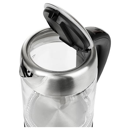 Adler | Kettle | AD 1247 | With electronic control | 1850 W | 1.7 L | Stainless steel/Glass | 360° rotational base | Stainless s