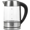 Adler | Kettle | AD 1247 | With electronic control | 1850 W | 1.7 L | Stainless steel/Glass | 360° rotational base | Stainless s