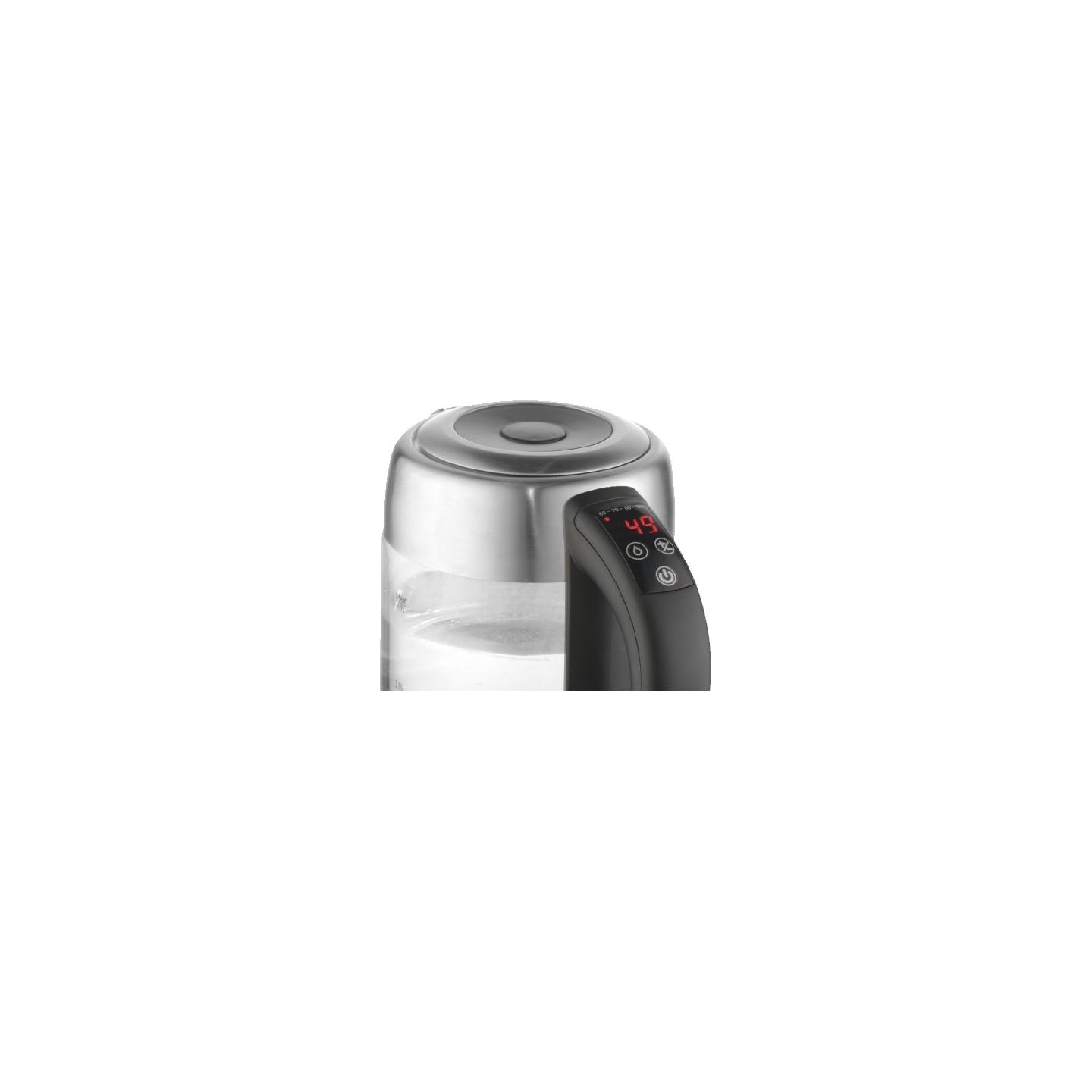 Adler | Kettle | AD 1247 | With electronic control | 1850 W | 1.7 L | Stainless steel/Glass | 360° rotational base | Stainless s