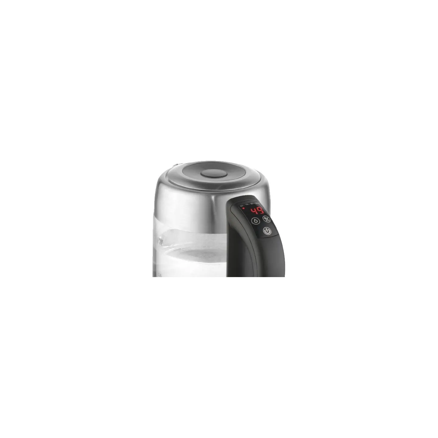 Adler | Kettle | AD 1247 | With electronic control | 1850 W | 1.7 L | Stainless steel/Glass | 360° rotational base | Stainless s