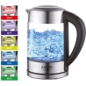 Adler | Kettle | AD 1247 | With electronic control | 1850 W | 1.7 L | Stainless steel/Glass | 360° rotational base | Stainless s