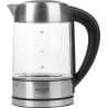 Adler | Kettle | AD 1247 | With electronic control | 1850 W | 1.7 L | Stainless steel/Glass | 360° rotational base | Stainless s