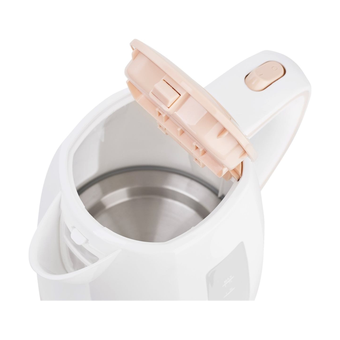 Adler | Kettle | AD 1264 | Standard | 2200 W | 1.7 L | Plastic | 360° rotational base | White