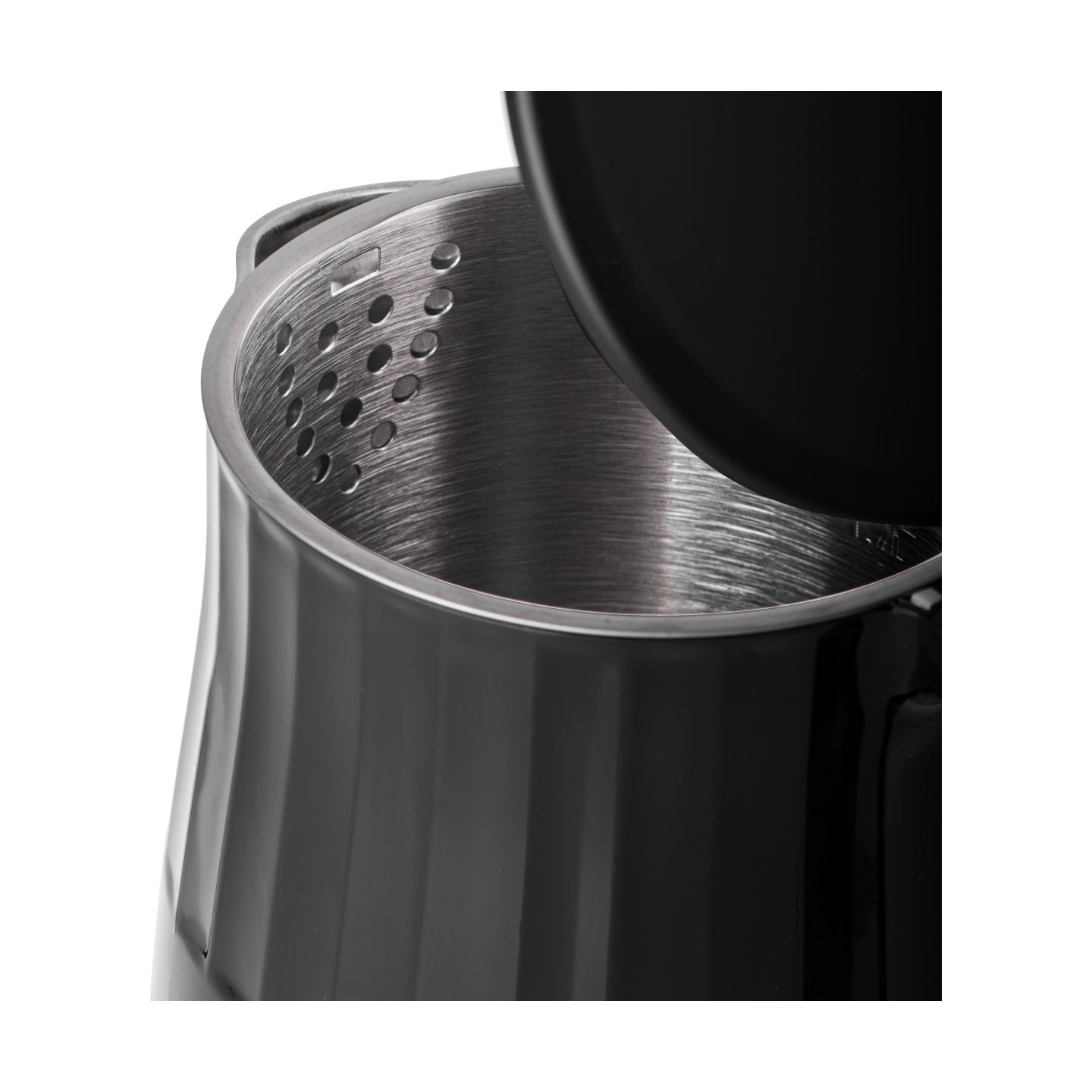 Adler Kettle with LED display | AD 1350 | Electric | 2200 W | 1.7 L | Stainless Steel | 360° rotational base | Black