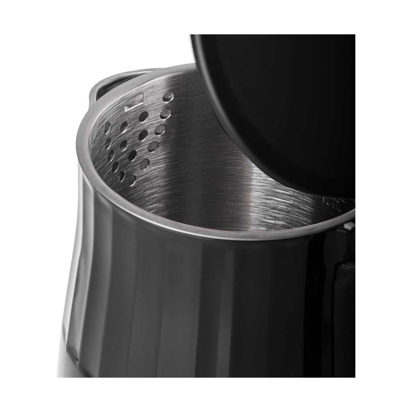 Adler Kettle with LED display | AD 1350 | Electric | 2200 W | 1.7 L | Stainless Steel | 360° rotational base | Black