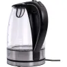 Adler | Kettle | AD 1225 | Standard | 2000 W | 1.7 L | Glass | 360° rotational base | Transparent/Stainless steel