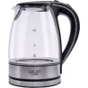 Adler | Kettle | AD 1225 | Standard | 2000 W | 1.7 L | Glass | 360° rotational base | Transparent/Stainless steel