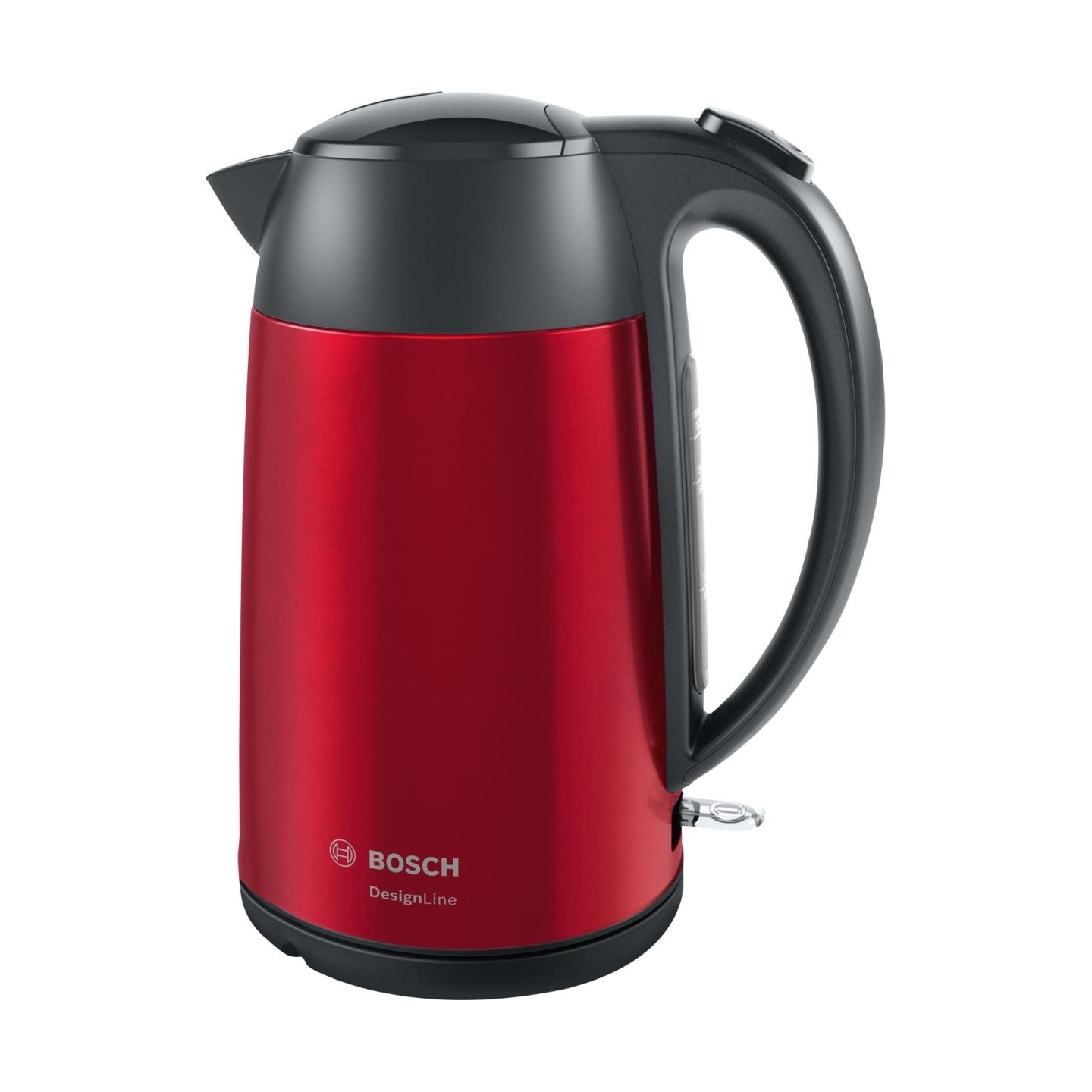 Bosch | Kettle | DesignLine TWK3P424 | Electric | 2400 W | 1.7 L | Stainless steel | 360° rotational base | Red