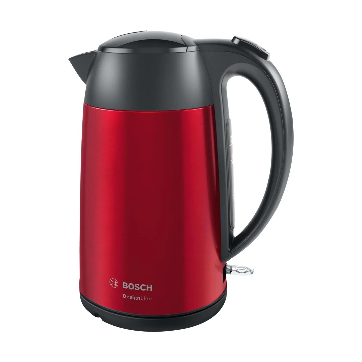 Bosch | Kettle | DesignLine TWK3P424 | Electric | 2400 W | 1.7 L | Stainless steel | 360° rotational base | Red