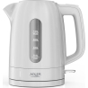 Adler Kettle | AD 1380w | Electric | 2200 W | 1 L | Polypropylene | 360° rotational base | White