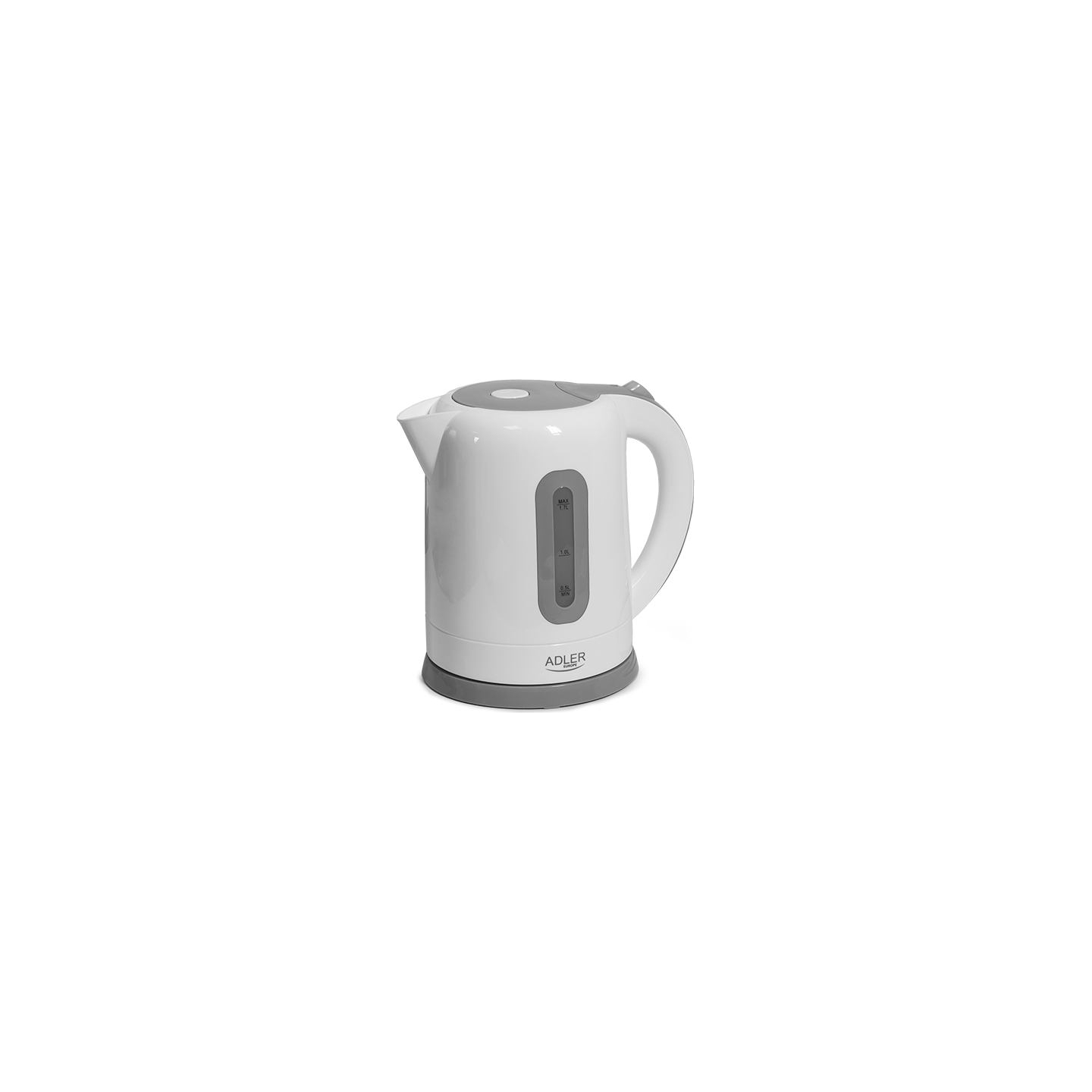 Adler | Kettles | AD 1234 | Standard kettle | 2200 W | 1.7 L | Plastic | 360° rotational base | White