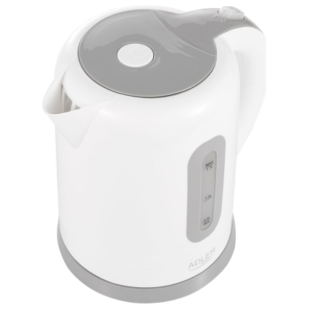 Adler | Kettles | AD 1234 | Standard kettle | 2200 W | 1.7 L | Plastic | 360° rotational base | White