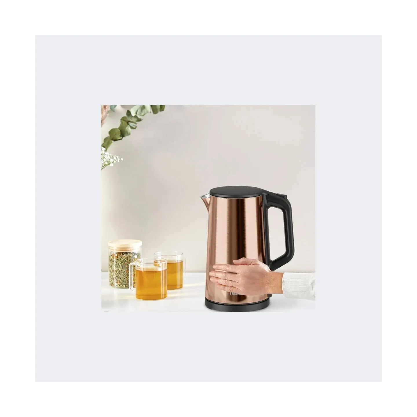 Tefal | Kettle | KI583C10 | Electric | 2000 W | 1.5 L | Stainless Steel | 360° rotational base | Gold