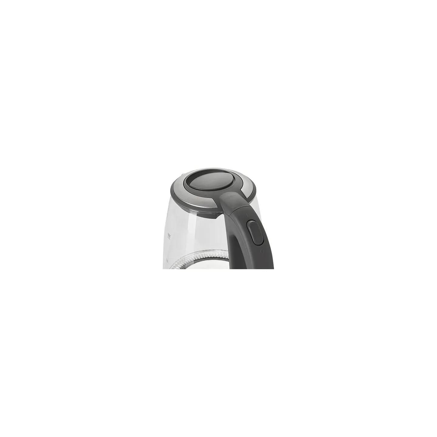 Adler | Kettle | AD 1286 | Standard | 2200 W | 2 L | Plastic/Glass | 360° rotational base | Grey/ transparent