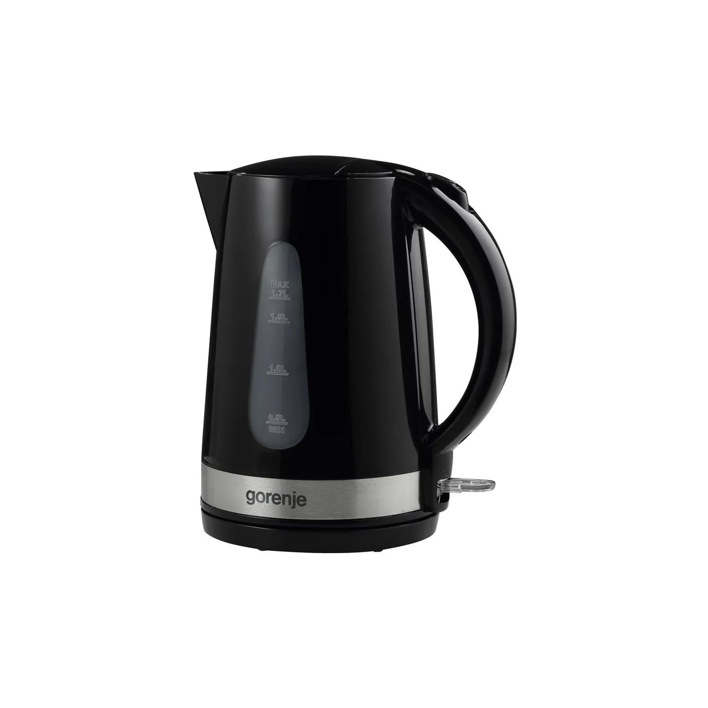 Gorenje | Kettle | K17BK | Standard | 2200 W | 1.7 L | Plastic/Metal | 360° rotational base | Black
