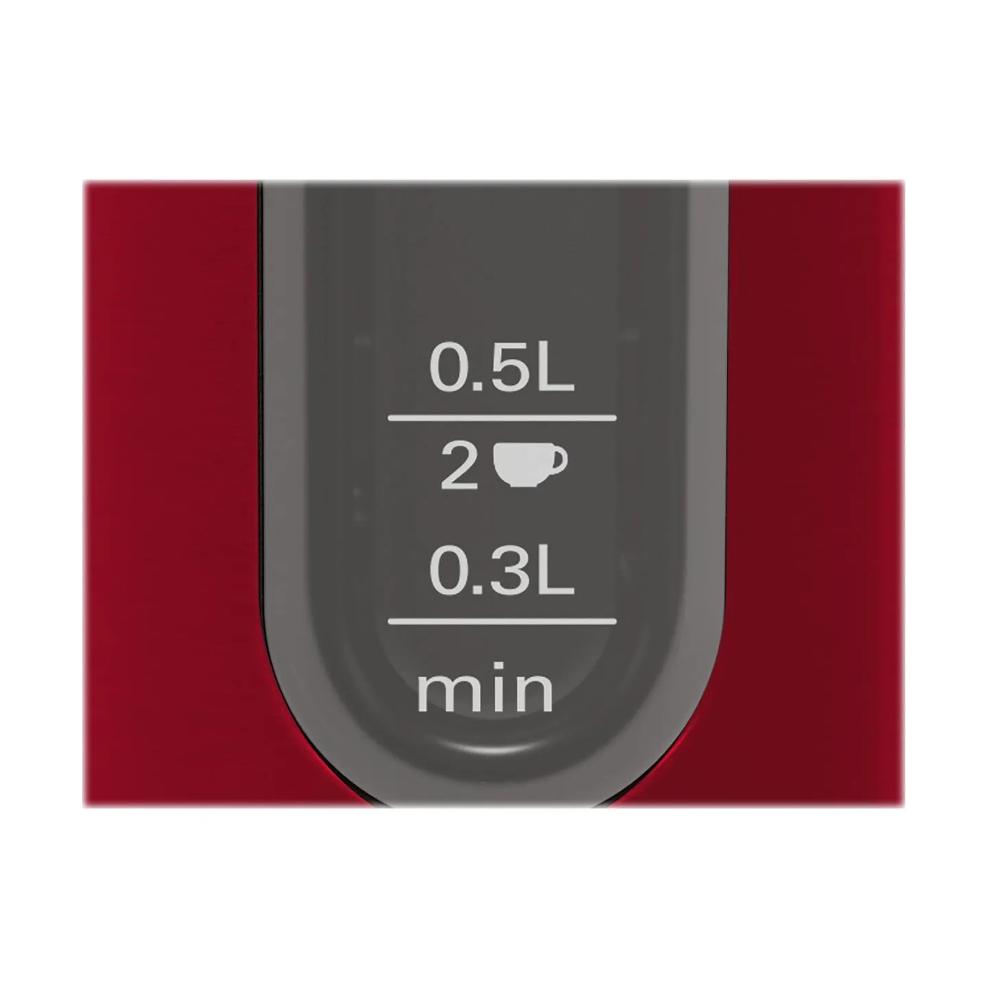 Bosch | Kettle | DesignLine TWK4P434 | Electric | 2400 W | 1.7 L | Stainless steel | 360° rotational base | Red/Black