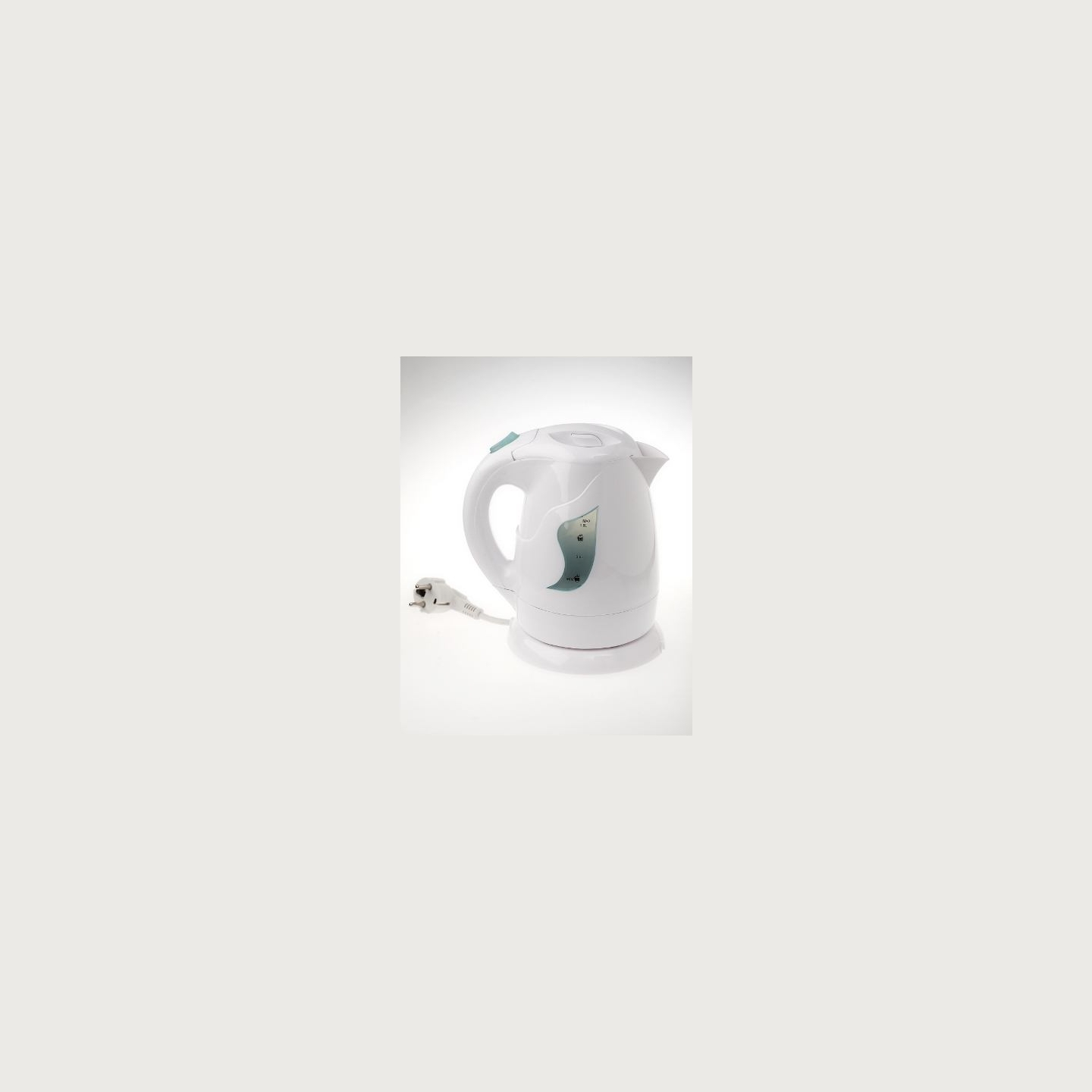 Adler | Kettle | AD 08 | Standard | 850 W | 1 L | Plastic | 360° rotational base | White