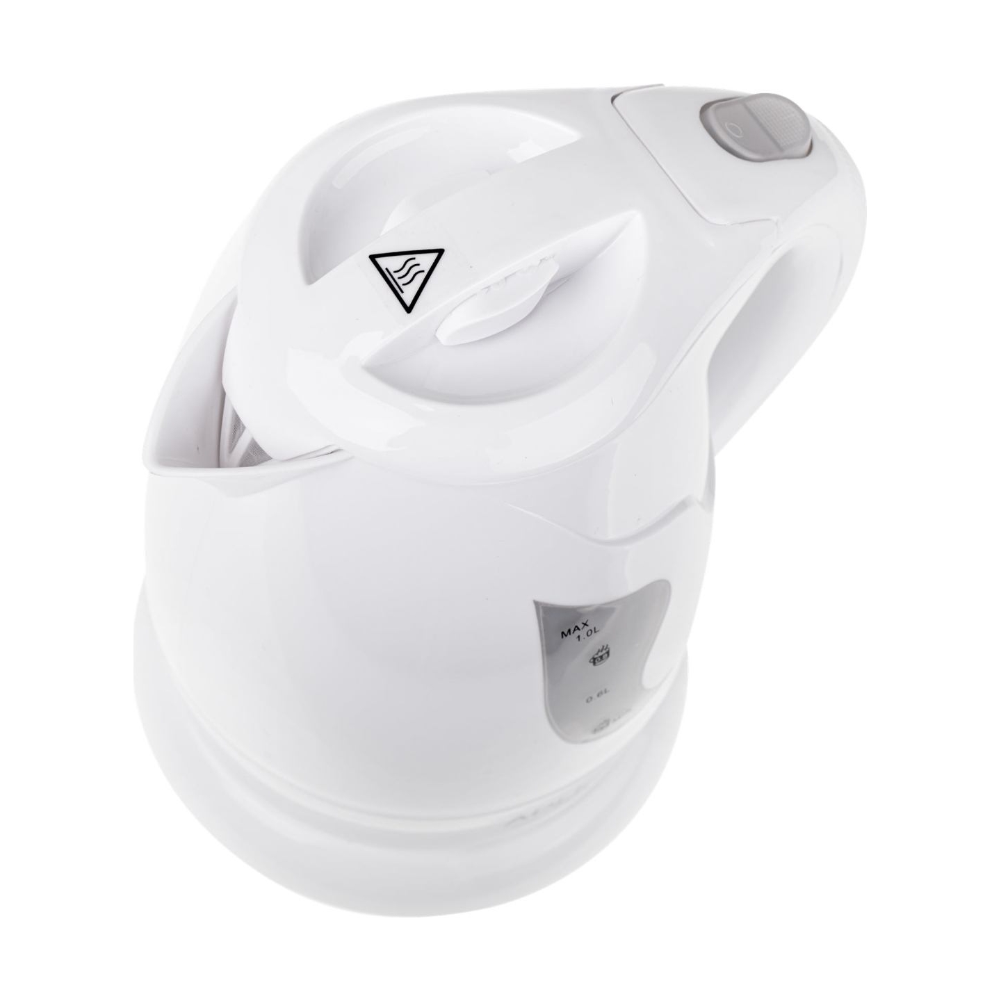 Adler | Kettle | AD 08 | Standard | 850 W | 1 L | Plastic | 360° rotational base | White