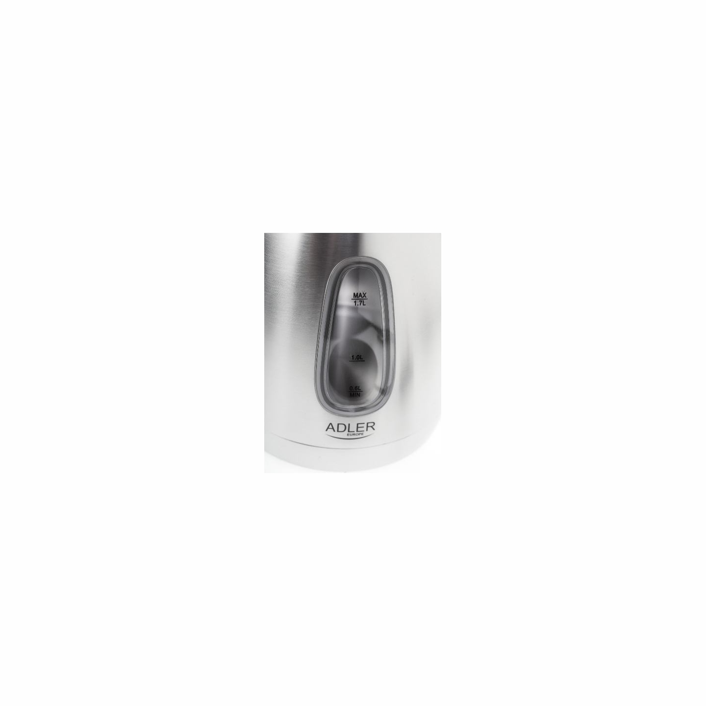 Adler | Kettle | AD 1223 | Standard | 2200 W | 1.7 L | Stainless steel | 360° rotational base | Stainless steel